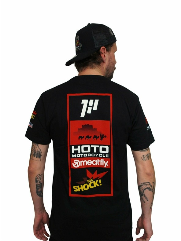 Meatfly Meatfly tricou bărbătesc Dakar Beduin Black