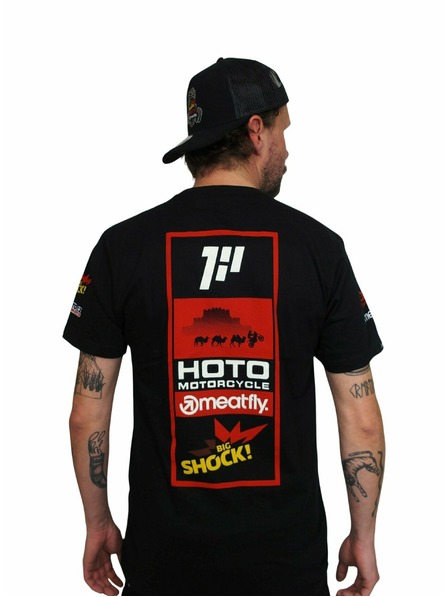 Meatfly Meatfly tricou bărbătesc Dakar Beduin Black