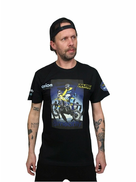 Meatfly Meatfly tricou bărbătesc MRG Black
