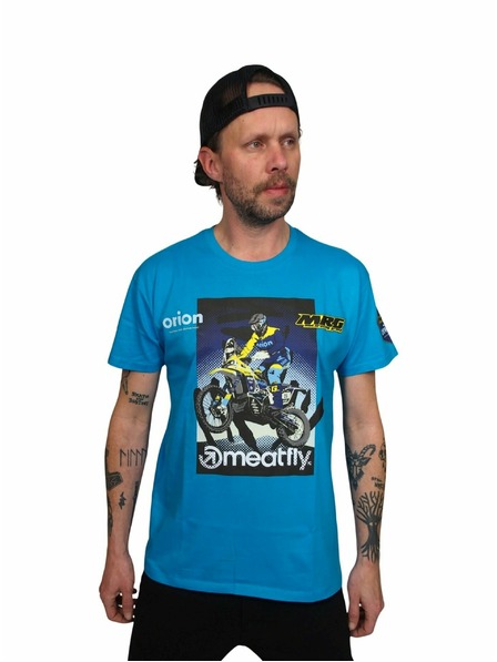 Meatfly Meatfly tricou bărbătesc MRG Blue