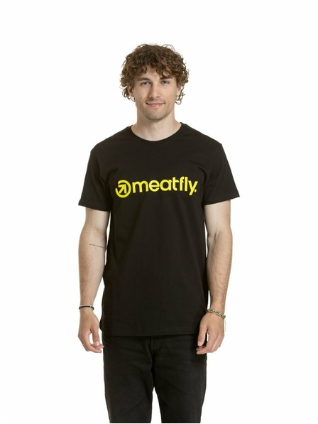 Meatfly Meatfly tricou bărbătesc Joe Black / Lime