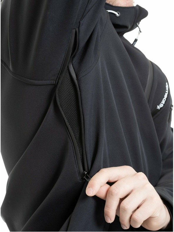 Meatfly Meatfly jachetă softshell bărbătească Rasmussen Black