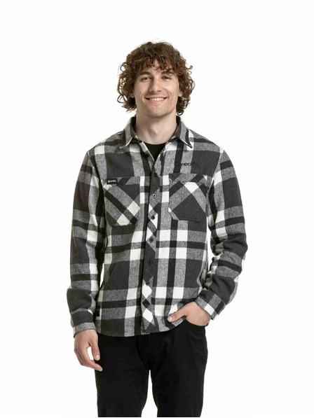 Meatfly Meatfly cămașă pentru bărbați Woody Premium Black