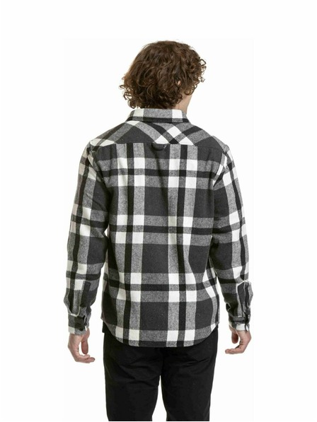 Meatfly Meatfly cămașă pentru bărbați Woody Premium Black