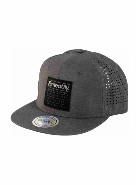 Meatfly Meatfly șapcă Nylan Perfor Snapback Grey Square