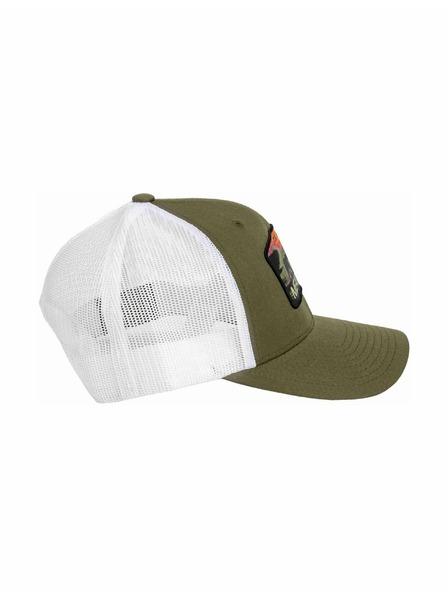 Meatfly Meatfly șapcă MF View Trucker Red Alaska / Buck / White