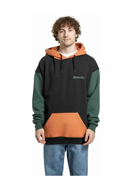 Meatfly Meatfly bluză unisex Fry Green / Sunbrun