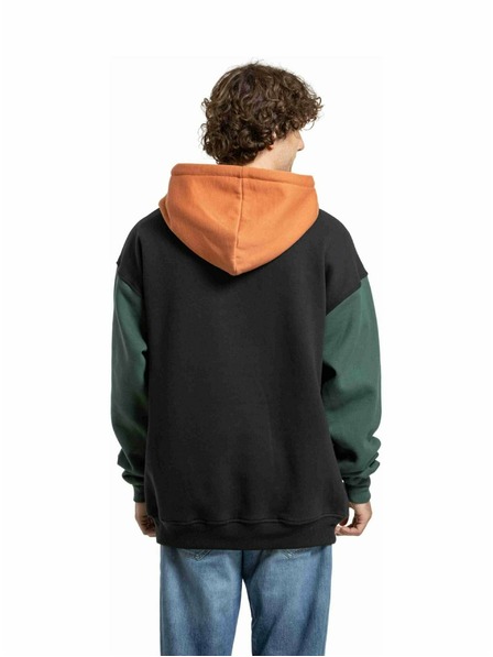 Meatfly Meatfly bluză unisex Fry Green / Sunbrun