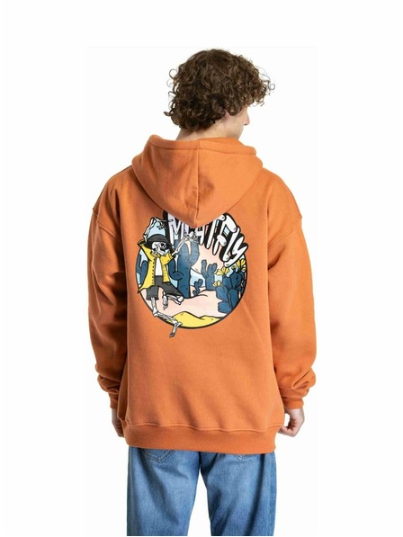 Meatfly Meatfly bluză unisex Fry Sunbrun