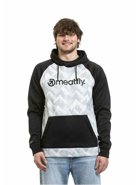 Meatfly Meatfly bluză tehnică pentru bărbați Gravel White Mountains