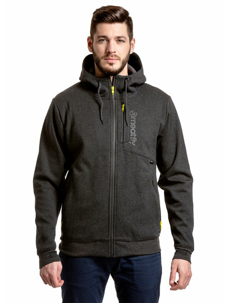 Meatfly Meatfly bluză tehnică pentru bărbați Lightyear Black Heather