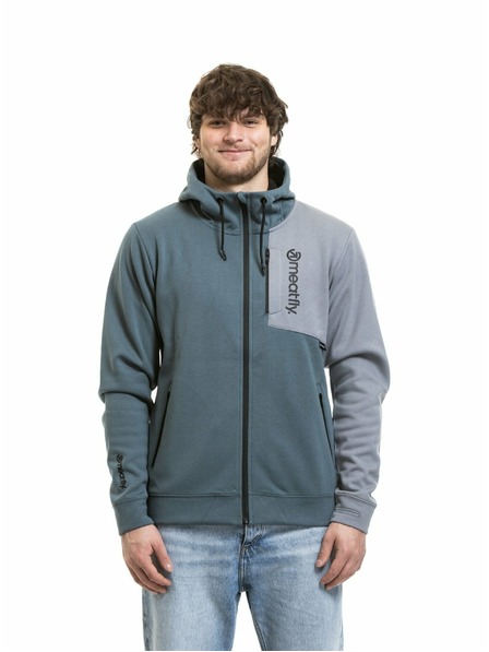 Meatfly Meatfly fleecă tehnică pentru bărbați Lightyear Blue Sea / Silver