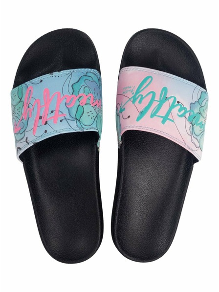Meatfly Meatfly papuci pentru femei X Pura Vida Hudson Mint Flowers