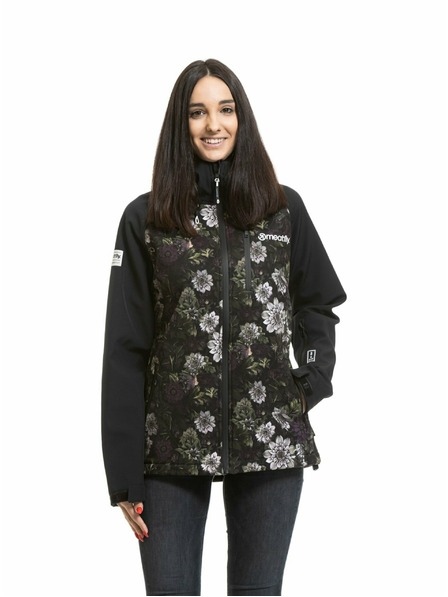 Meatfly Meatfly jachetă softshell pentru femei Zaja Black / Straws