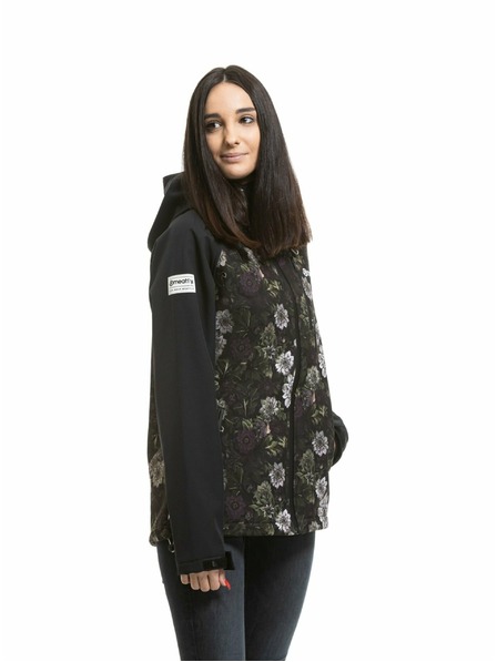 Meatfly Meatfly jachetă softshell pentru femei Zaja Black / Straws