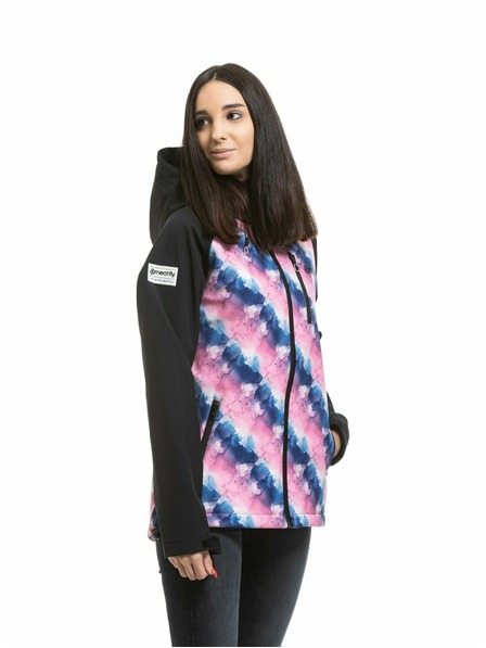 Meatfly Meatfly jachetă softshell pentru femei Zaja Black / Bubbles