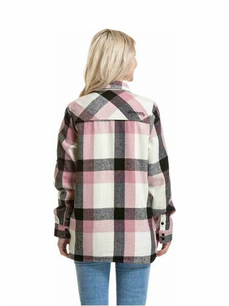 Meatfly Meatfly cămașă pentru femei Dora Premium Pink / Brown