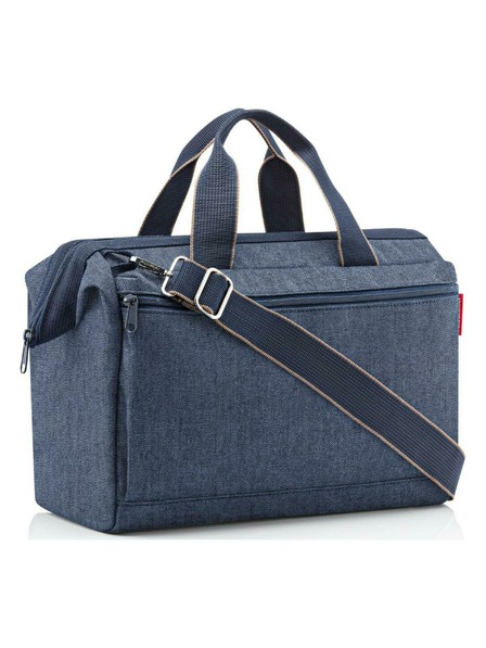 Reisenthel Geantă de călătorie Reisenthel Allrounder S Pocket Herringbone albastru închis