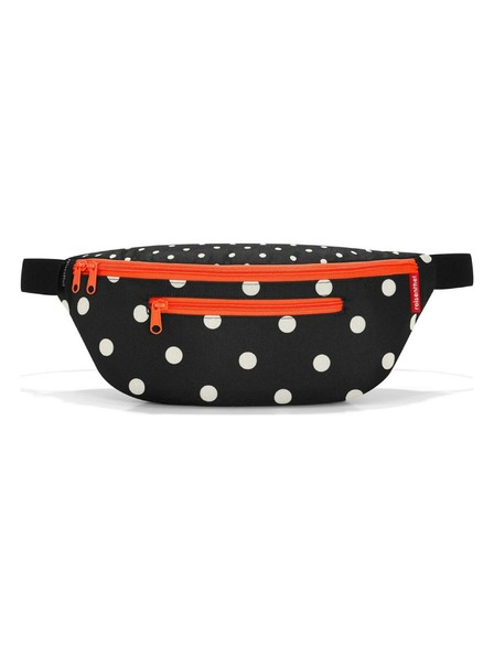 Reisenthel Borsetă roșu-neagră cu buline pentru femei Reisenthel Beltbag M Mixed Dots
