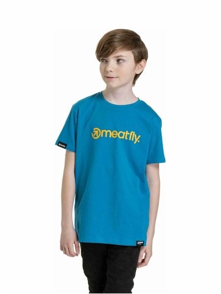 Meatfly Meatfly tricou pentru copii Bart Funky Blue | Albastru | Mărimea 146 | 100% bumbac