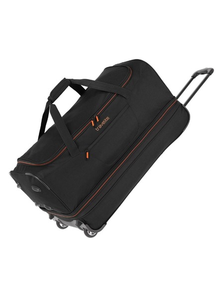 Travelite Geantă duffle Travelite Basics Wheeled L - negru și albastru