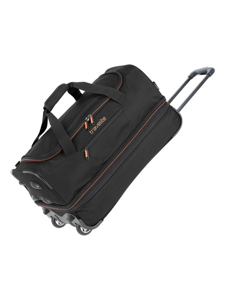 Travelite Travelite Basics Geantă duffle cu roți S Negru/albastru