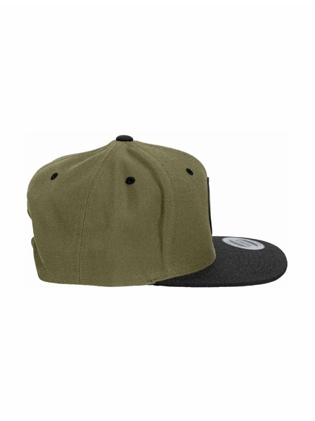 Meatfly Meatfly șapcă Flanker Snapback Munte Roșu/Măsliniu/Negru