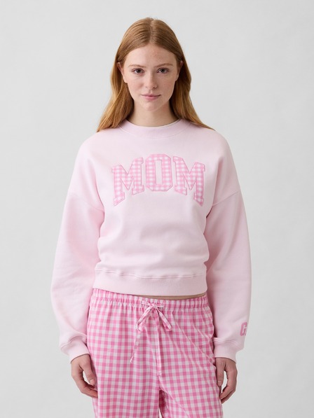GAP Hanorac oversize cu logo Mom GAP