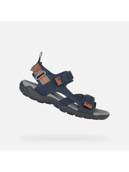 Geox Sandale albastru închis pentru bărbați Geox Terreno + Grip