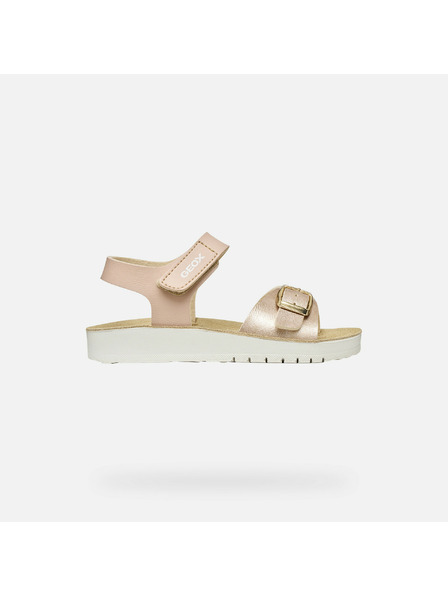Geox Sandale pentru fete roz deschis Geox Sandal Costarei