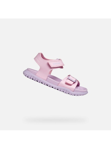 Geox Sandale roz pentru fete Geox Sandal Fusbetto
