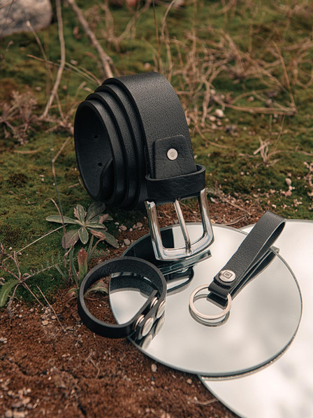 Ombre Clothing Set accesorii din piele pentru bărbați - negru A654 Ombre Clothing