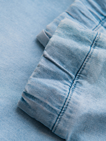 Ombre Clothing Pantaloni de blugi pentru bărbați JOGGERS cu efect spălat - albastru deschis V1 OM-PADJ-0267 Ombre Clothing