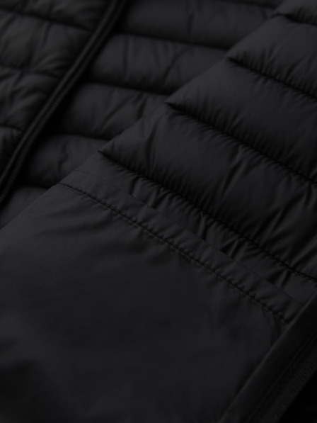 Ombre Clothing Jachetă matlasată clasică pentru bărbați cu buzunar - neagră V1 OM-JALP-0295 Ombre Clothing