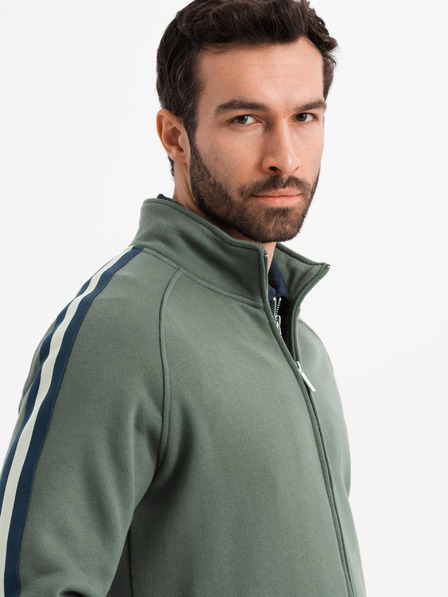 Ombre Clothing Compleu de trening pentru bărbați bluză + pantaloni jogger - măsliniu V2 Z114 Ombre Clothing