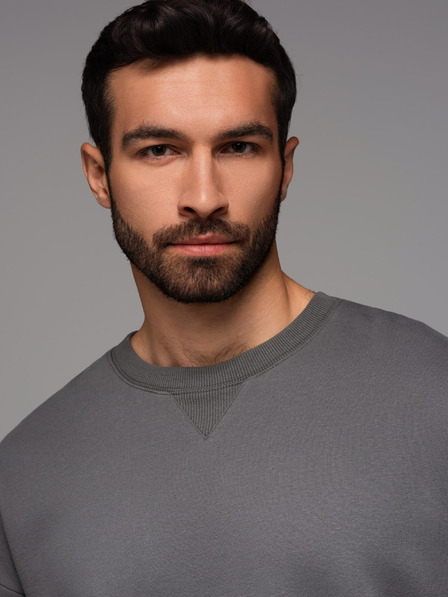 Ombre Clothing Compleu de trening UNISEX în stil sportiv cu pantaloni și bluză - gri V18 Z109 Ombre Clothing