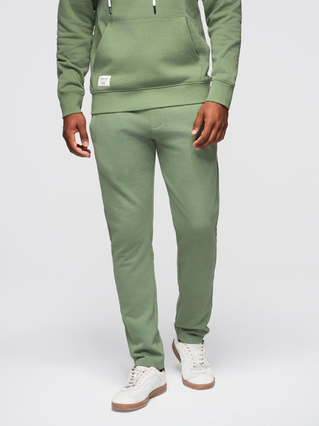 Ombre Clothing Compleu de trening pentru bărbați bluză + pantaloni regular fit - verde deschis V3 Z120 Ombre Clothing