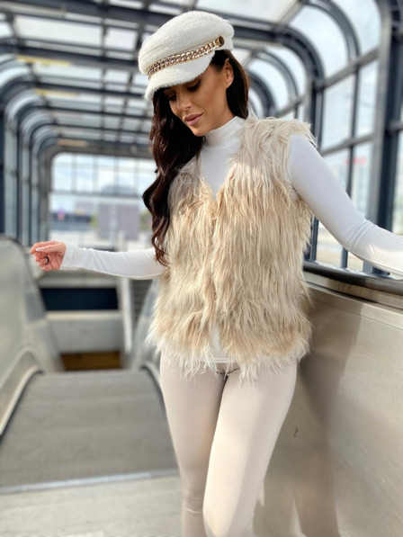 Edoti Vestă pentru femei VLR010 - bej EDOTI