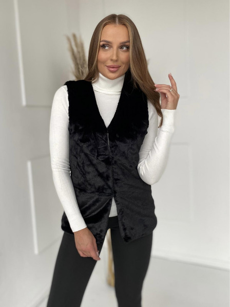 Edoti Vestă pentru femei VLR012 - negru EDOTI