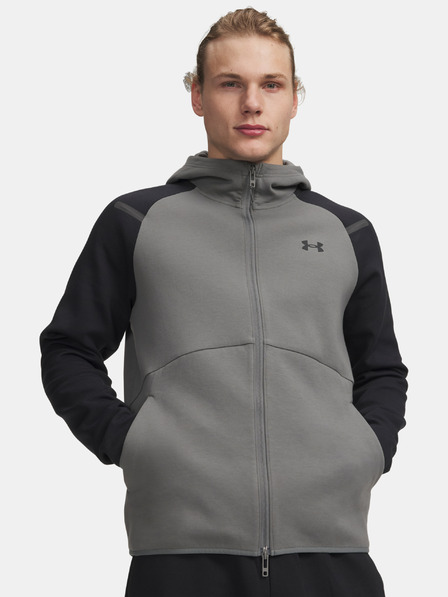 Under Armour Hanorac pentru bărbați Under Armour UA Unstoppable Flc FZ HD EU-GRN