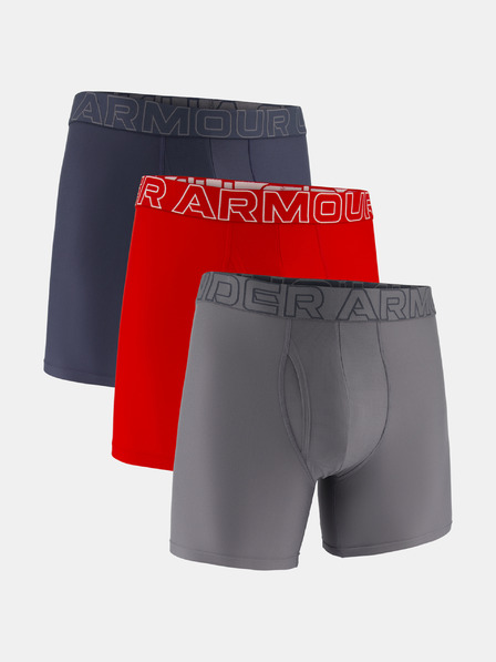 Under Armour Boxeri pentru bărbați Under Armour Ua Performance Tech - Solid 6in - 3pk