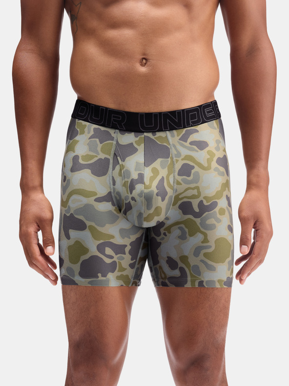 Under Armour Boxeri pentru bărbați Under Armour Ua Performance Tech - Print 6in - 1pk