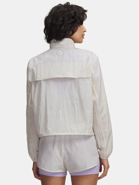 Under Armour Jachetă pentru femei Under Armour W Explor Trail Run Wind Jckt-WHT