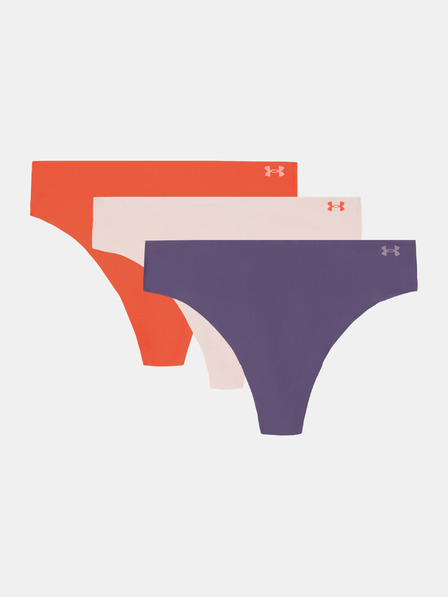 Under Armour Tanga pentru femei Under Armour Ua Pure Stretch No Show Thong -Solid -