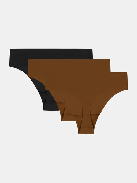 Under Armour Tanga pentru femei Under Armour Ua Pure Stretch No Show Thong -Solid -