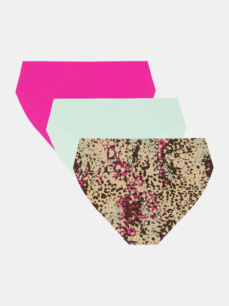 Under Armour Chiloți pentru femei Under Armour Ua Pure Stretch No Show Bikini-Print -