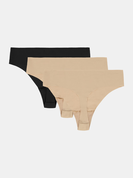 Under Armour Tanga pentru femei Under Armour Ua Pure Stretch No Show Thong -Solid -