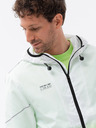 Ombre Clothing Jachetă bărbătească verde și albă Ombre Clothing