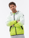 Ombre Clothing Jachetă bărbătească verde și albă Ombre Clothing