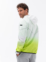 Ombre Clothing Jachetă bărbătească verde și albă Ombre Clothing